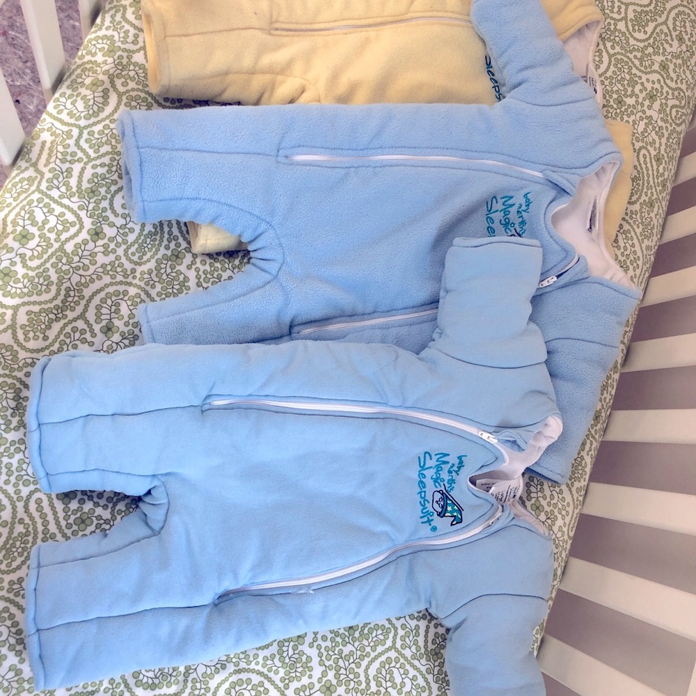 3 Baby Merlin Magic Merlin Sleep Suits